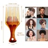 ZKSXOA Wide tooth combs, curling comb, strand comb, Afro comb,
