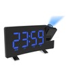 DollaTek Projection Alarm Clock for Bedroom Digital Ceiling Radio Alarm