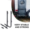 RV Bumper Rack,Bumper Mount Tote Tank Holder,RV Bumper Support Bracket