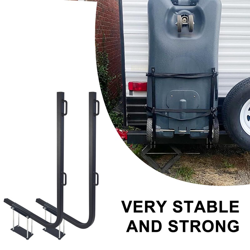 RV Bumper Rack,Bumper Mount Tote Tank Holder,RV Bumper Support Bracket