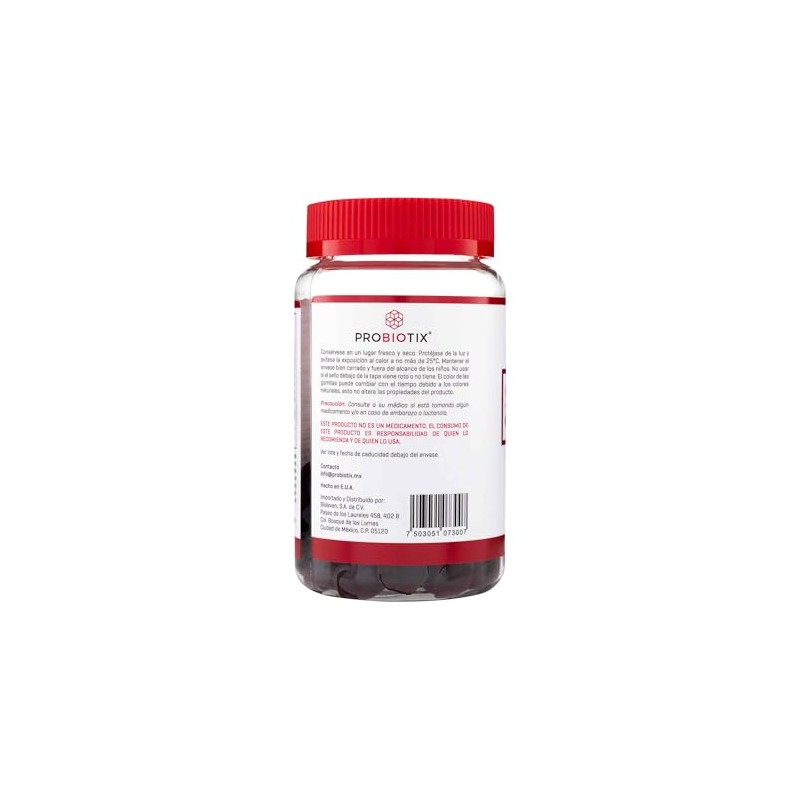 Probiotix Gummies Millones Probióticos Suplemento Alimenticio Equilibra Sistema Digestivo Gomitas