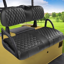 Rizinkart,Golf Cart Seat Covers EZGO RXV,Grand Appearance, Easy Installation, Durable Quality, New Appearance,Golf Cart Seat Covers Fit RXV Front Seat,2 Convenient Pockets