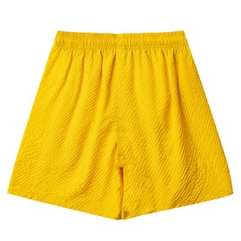 NATUST Boys' Swimming Shorts, Quick-Drying Swimming Trunks with Mesh Lining, Beach Shorts, yellow