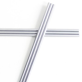 7mm x 254mm Chrome Plated Carbon Steel Round Rod, 6 Pcs Chrome Coated Steel Round Bar for Shaft Gear Drill Lathes Boring Machine Turning Miniature Axle, Cylindrical Pin DIY Craft Tool