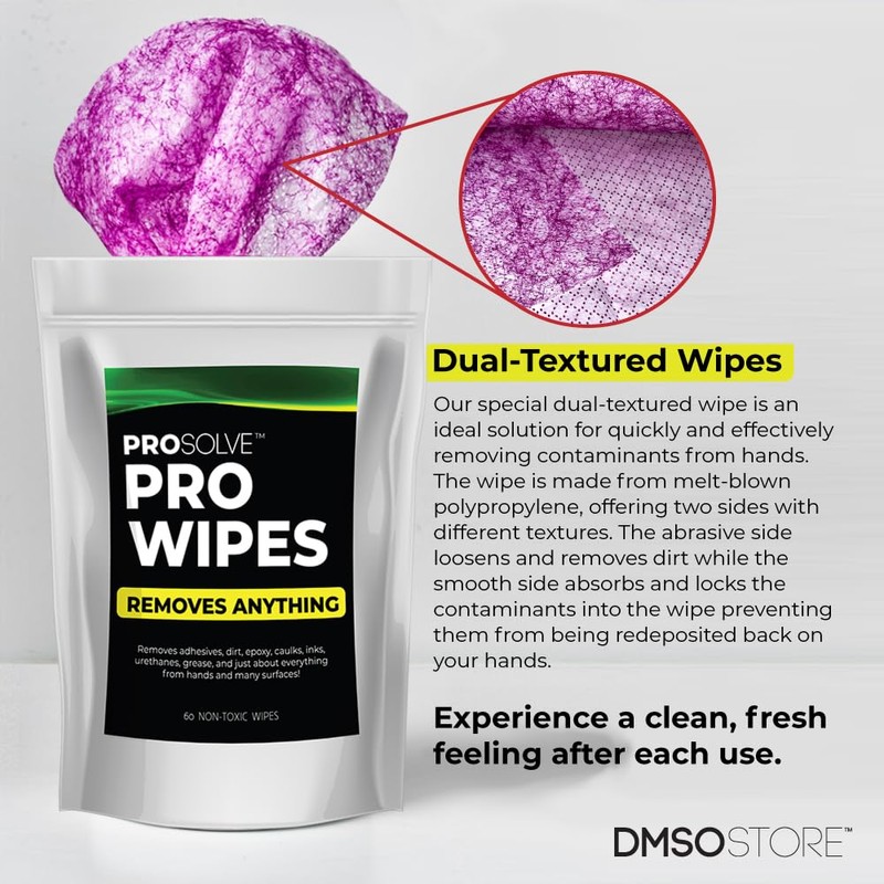 Prosolve Industrial waterless hand Wipes Single Canister (60 count)