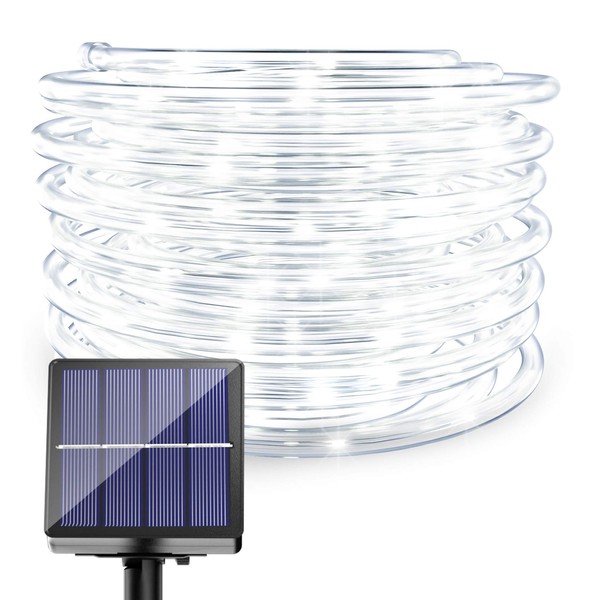 Solar Powered LED Rope Lights - 33FT 8 Modes 100