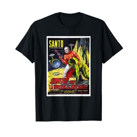 Santo El Enmascarado de Plata Retro Vintage TShirt T-Shirt