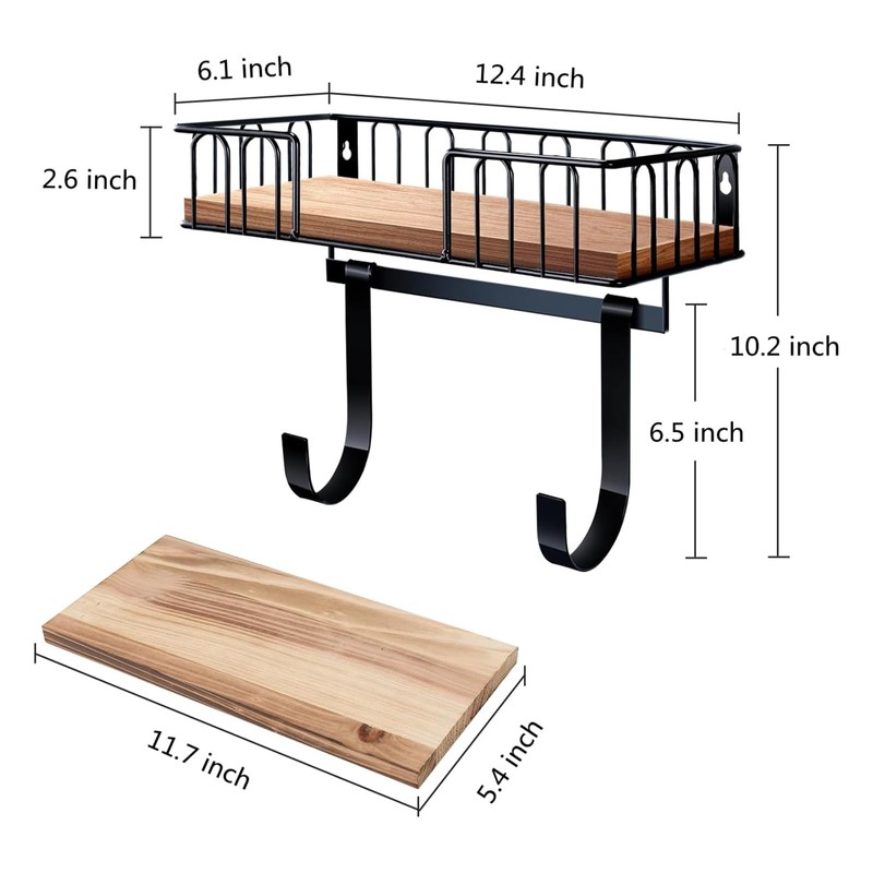 TJ.MOREE Ironing Board Hanger Metal Wall Mount Iron and Ironing