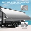 Heavy Duty RV Awning Fabric Replacement - 19.5oz Vinyl Camper