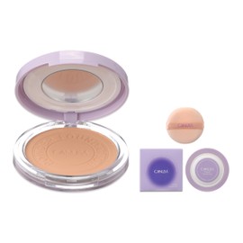 POWDER FOUNDATION soft-focus formula, fine pores, and long-las ting, makeup setting (C, ONE SIZE)