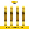 Grevosea 4 Rolls Metallic Mirror Tape, 65Ft DIY Graphic Art