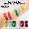 Gold Chunky Glitter Makeup Stick for Face, Body and Hair,