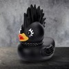 Black Rubber Duck, 3.54 Inch Height Rock Duck Bath Toy