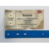 Titanic Launch Ticket, Boarding Pass, Postcard, and Envelope - White