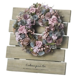 Wood Wreath Stand, WF – 75 – WH