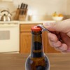 ZHANGBY 50 Pack Metal Bottle Opener Keychain Bulk, Portable Beer