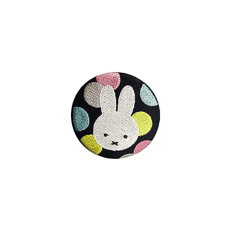 Minoda Miffy Autumn Color Embroidered Can Badge Circle D02B1801