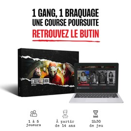 Detective Box - Ciao Bella - Immersive Investigation in Monaco - Investigation Game & Puzzles at Home - Escape Game Narration - (2 Hours, 1-5 Players, from 14 Years)