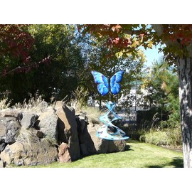 In the Breeze Butterfly Theme Duet,11" W x 25" H x 10" D