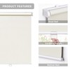 LazBlinds No Tools No Drill Cordless Roller Shades, 100% Blackout