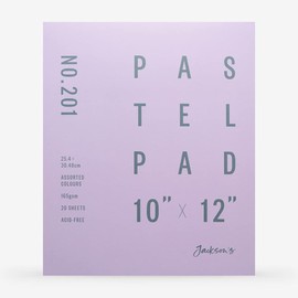 Jackson's : Pastel Paper : Pad : 165gsm : 20 Sheets : Assorted Colours : 10x12in (APX.25x30cm)