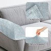 BMYUK Arm Rest Covers Set Chenille Stretch Armchair Couch Anti-Slip