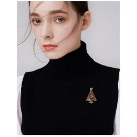 Christmas Tree Brooch Christmas Brooch Pins for Women,Christmas Tree Brooch Xmas Crystal Pin