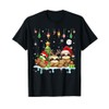 Three Santa Claus Reindeer Elf Sloths Christmas Animal Lovers Children's