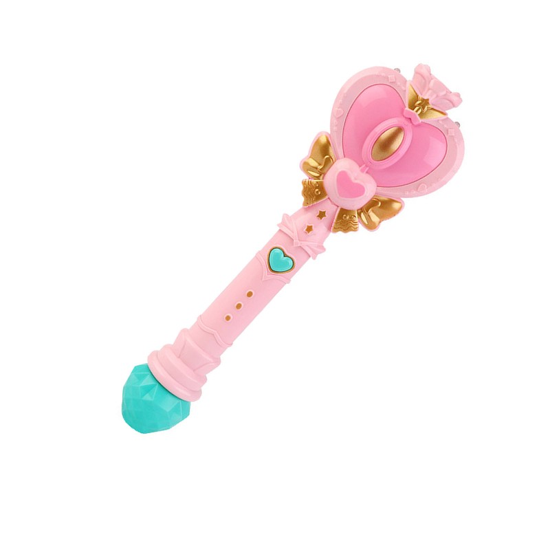Light Up Bubble Blower Wand Heart Shape Handheld Electric Bubble