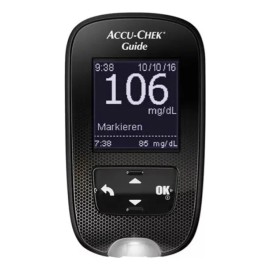 Glucómetro Accu Chek Guide negro liso