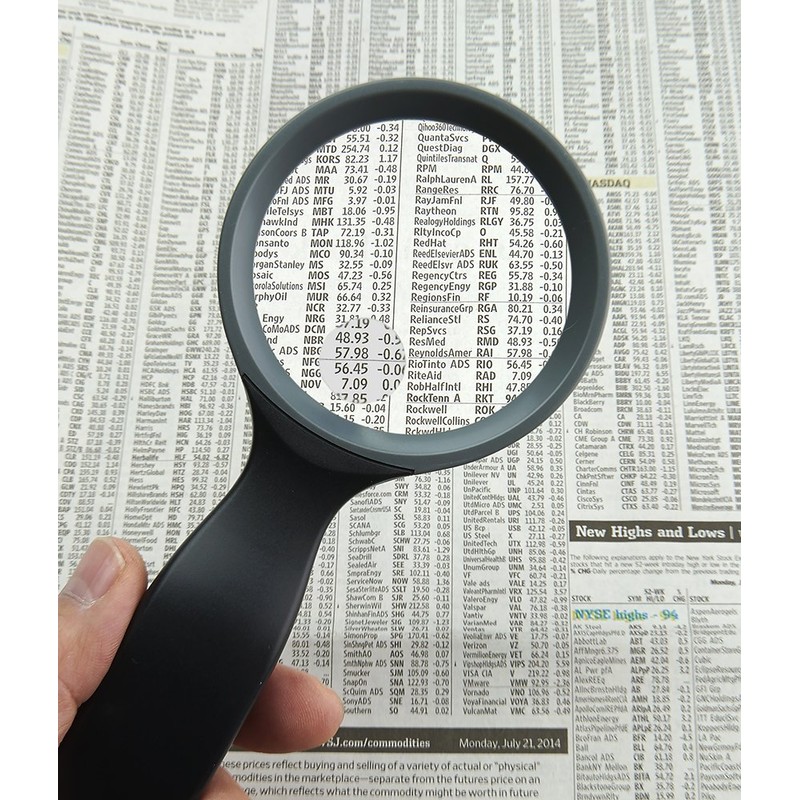 Carson HandHeld 2.5x Power Magnifier with 5x Spot Lens (JS-40)