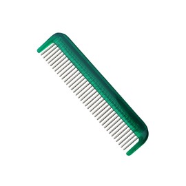 HAIR DOCTOR The 5"" Mens Rotating Tooth Hair Comb with silky smooth teeth reducest hair loss and damage (Forest Green)