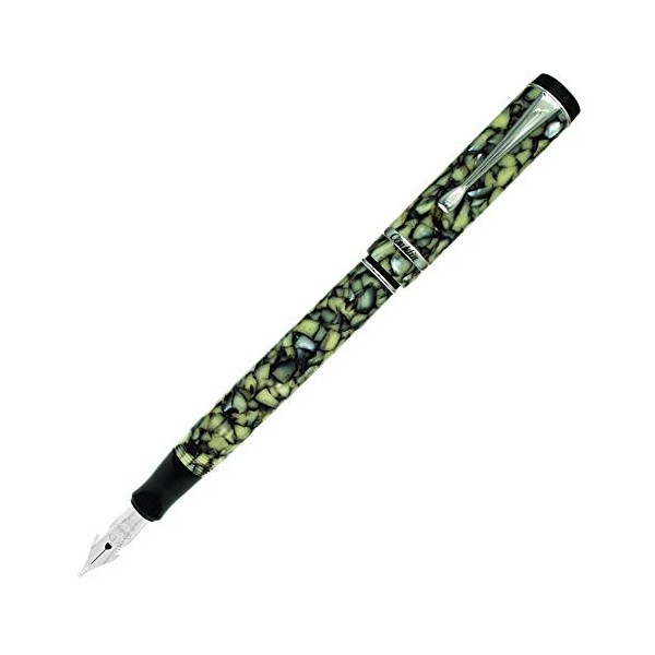 Conklin Duragraph Cracked Ice Fountain Pen - Omniflex