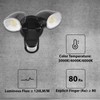 Motion Sensor Outdoor Lights 2-Head Wall Light with Infrared Induction