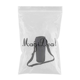 MagiDeal Water Bottle Carrier Insulated Cover Bag Pouch Holder Shoulder Strap 1L