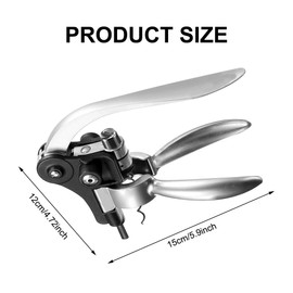 EUBSWA Rabbit Head Corkscrew Set, Design Wine Opener with Aluminium Foil Cutter, Drip Stopper & Vacuum Stopper - For All Cork Types - Gift for Wine Lovers, Home Bar and Catering