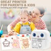 FunYat Portable Thermal Inkless Label Printer,Bluetooth Smart Maker Printer for