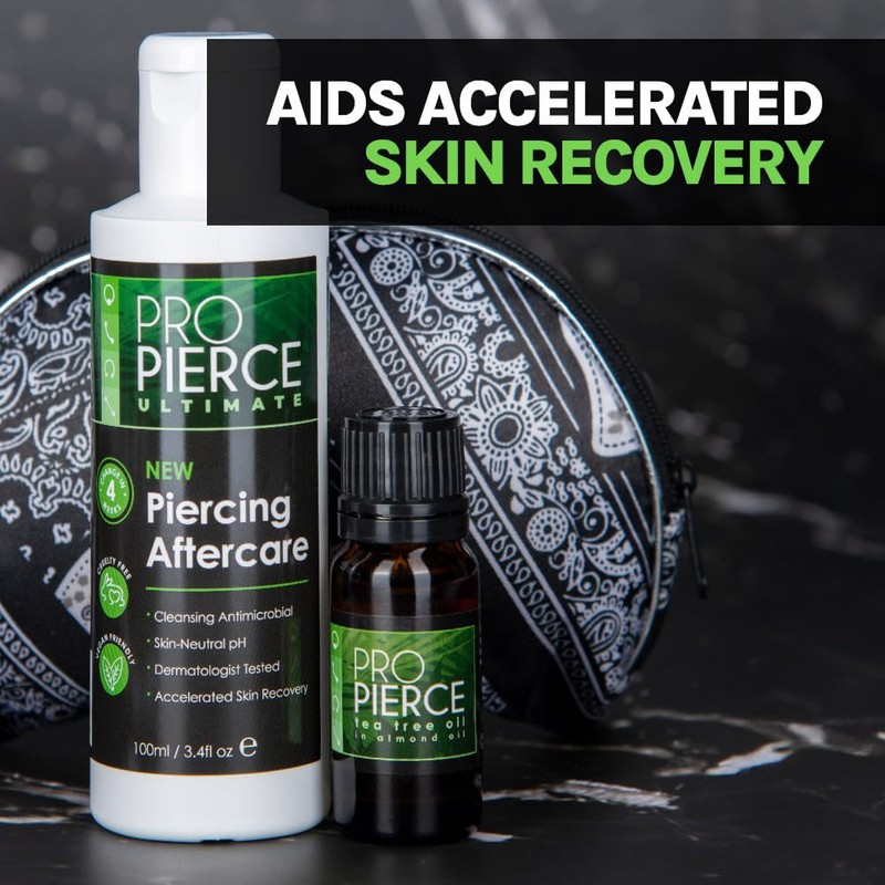 Pro Pierce Piercing Aftercare Set - Piercing Bump Treatment