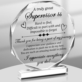 Thank You Acrylic Desk Decor Gifts for School Assistant Staff Friends Teacher Coworker Women Graduation Desk Decor Gifts for Nurse Leaving Job Inspirational Quotes Farewell Gift for Boss Staff Home Office