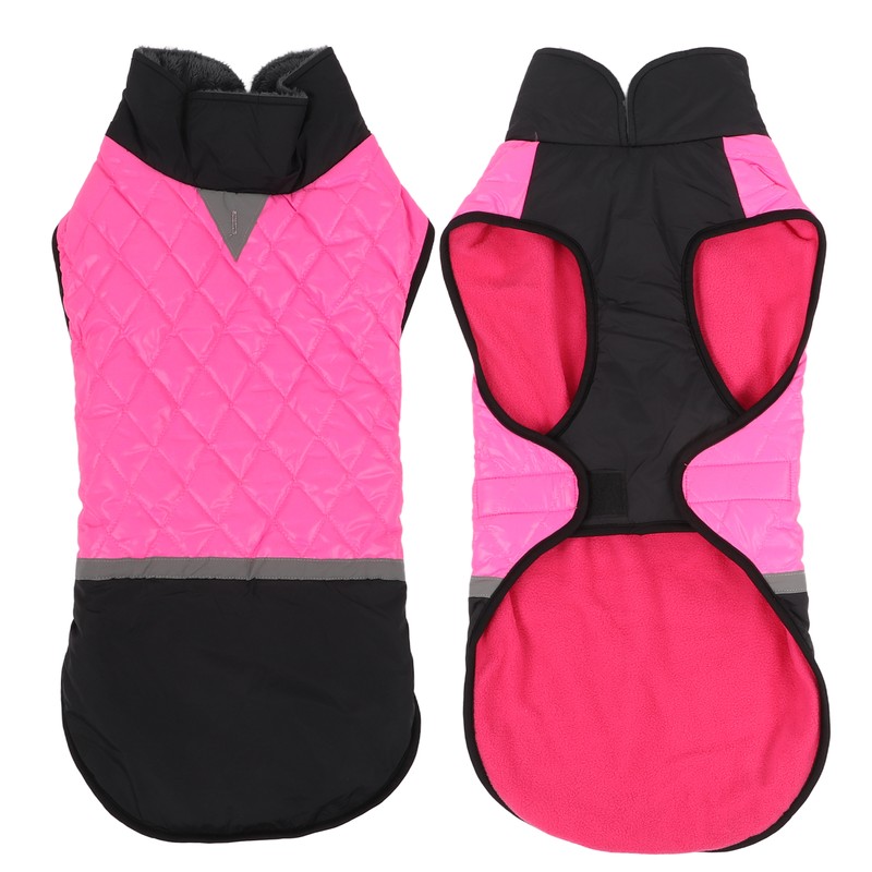 Dog Cold Weather Coat Reflective Waterproof Windproof Pet Warm Jacket
