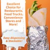 Insulation Sandwich Wrapping Paper Aluminum Foil Sheets - [500 Pack]