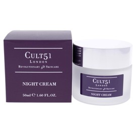 Cult51 Night Cream - Intensely Hydrating Moisturizer - Prevents, Reduces Signs Of Aging And Visible Wrinkles - Experience Glowing Skin And Deep Hydration - Renewing Treatment Restores Face - 1.6 Oz