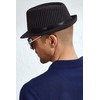 BABEYOND Straw Trilby Fedora Hat for Men-1920s Felt Panama Hat