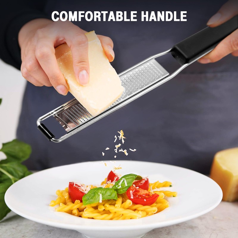 Diboniur Cheese Grater, Hand Grater, Parmesan Grater, Garlic Grater, Lemon