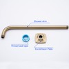SWHYGER 16 Inch Shower Arm Wall Mounted, SWHYGER L Shape