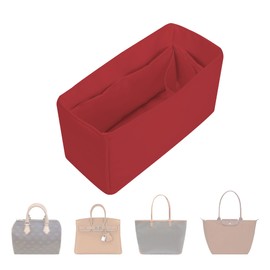 ArcDiary Bag-In Bag, With Bottom Plate, Lightweight Storage Organization, Inner Bag, Waterproof Fabric, Large Capacity, Freestanding, Silk, Suitable for Luxury Bags, Nylon, Storage Bag, Stylish