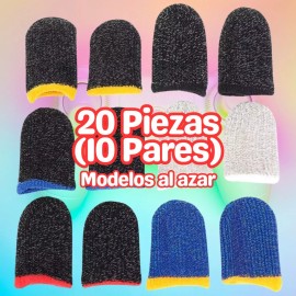 Veraly Fundas  Gamer Touch Dedos Guante Anti- Sudor Sensibilidad F