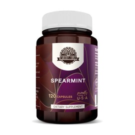 HerbEra Earth's Love - Spearmint 120 Capsules, 500 mg, Spearmint (Mentha spicata) Dried Leaf (120 Capsules)