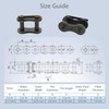 Sliding Gate Roller Chain Connecting Links for Chain Driven Sliding