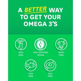 Zenwise Omega 3 Vegano 475 Mg 120 Softgels Sabor Sin Sabor